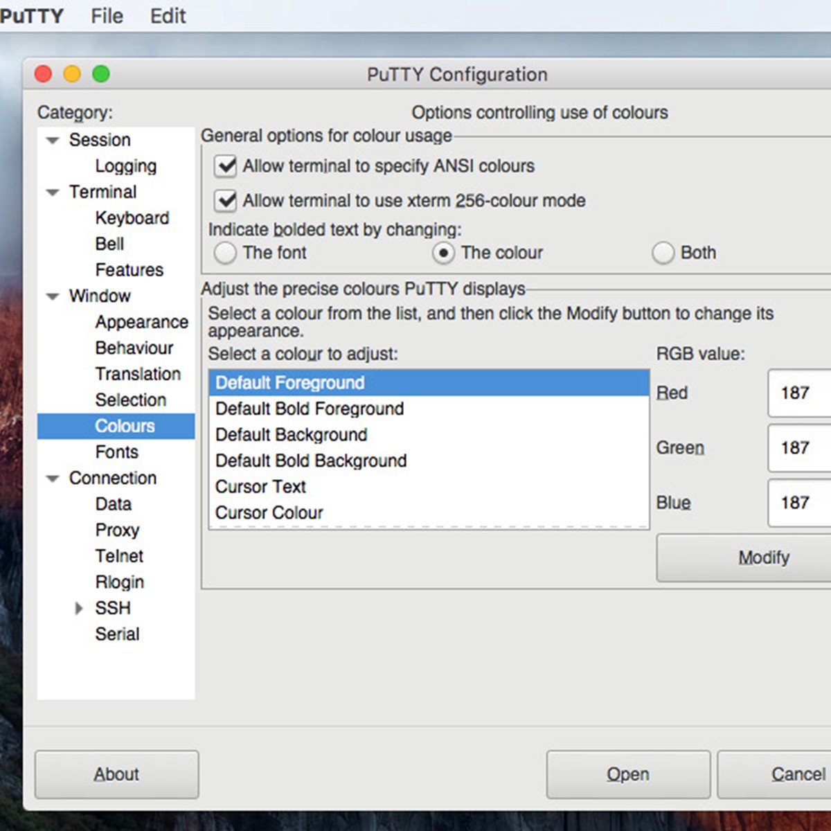 putty download file to local